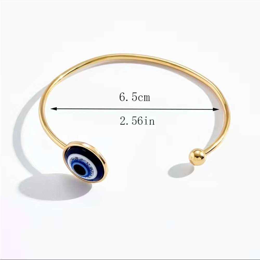 Evil Eye Cuff Bracelet - Picture 3 of 4